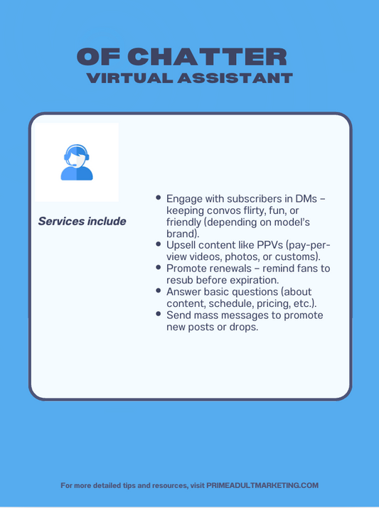 OF Chatter/ Virtual Assistant